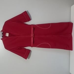 Vintage Red Dress From Serbin of Florida Designed by Muriel Ryan